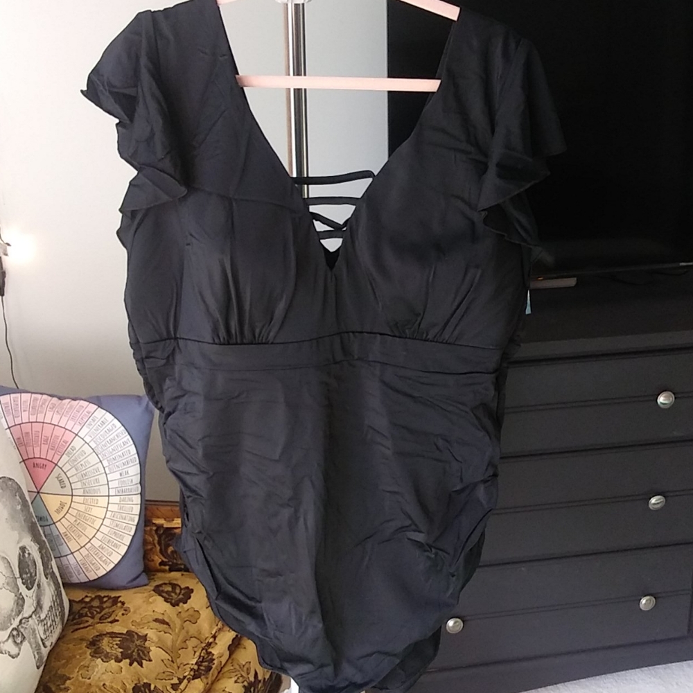 One Piece Black Swimsuit
